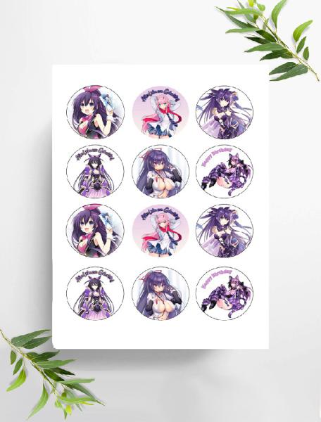 Anime Manga  Muffinaufleger, Ø ca. 6 cm, 0878x